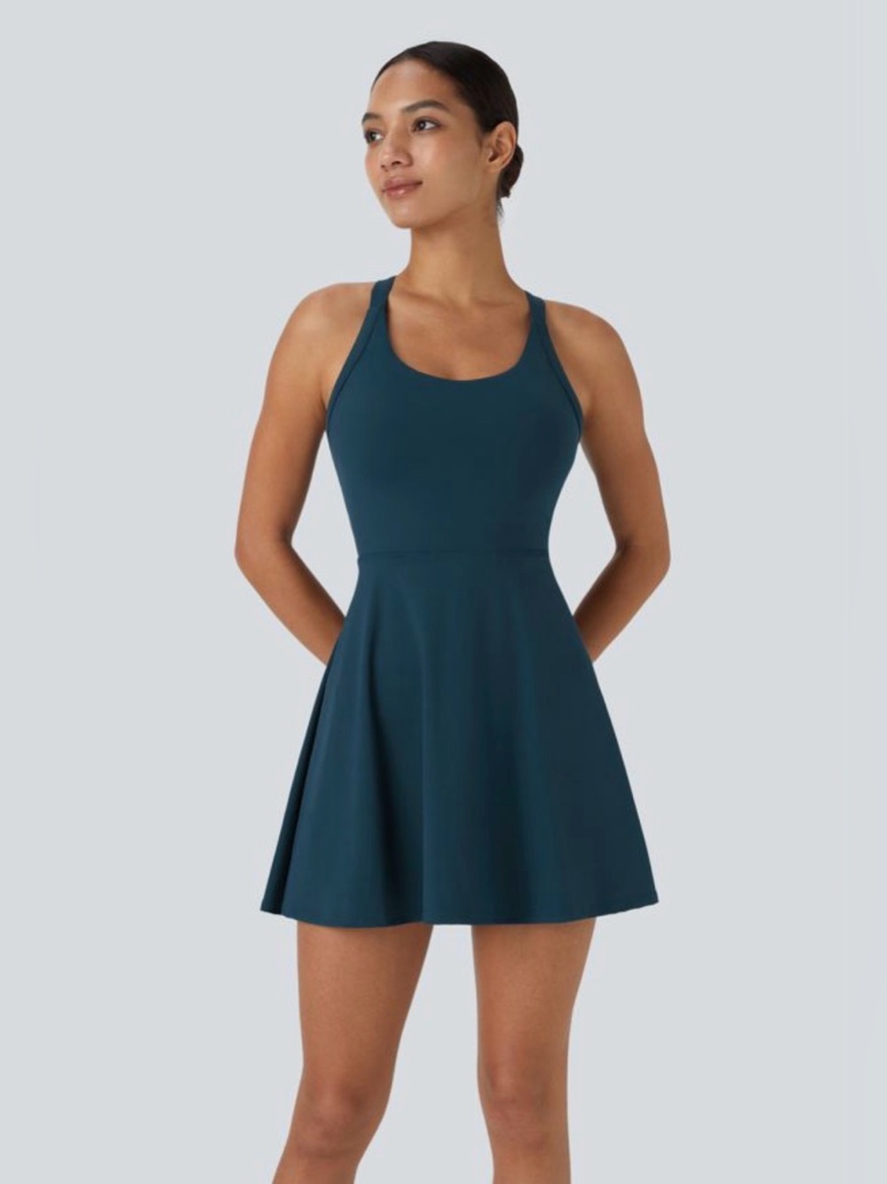 Halara Backless Twisted Active Dress